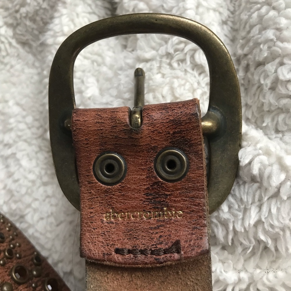 Abercrombie & Fitch Brown Leather Belt - Picture 3 of 6